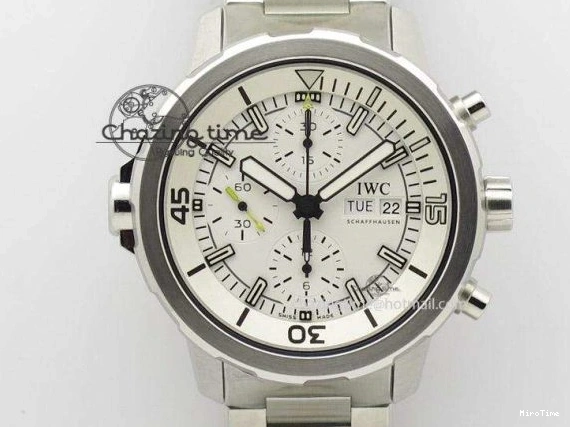 MIROTIME 0504 SmartChoice Mark XVIII IW327006 Titanium M+F 1:1 Best Edition Black Dial on Brown Leather Strap A 7145